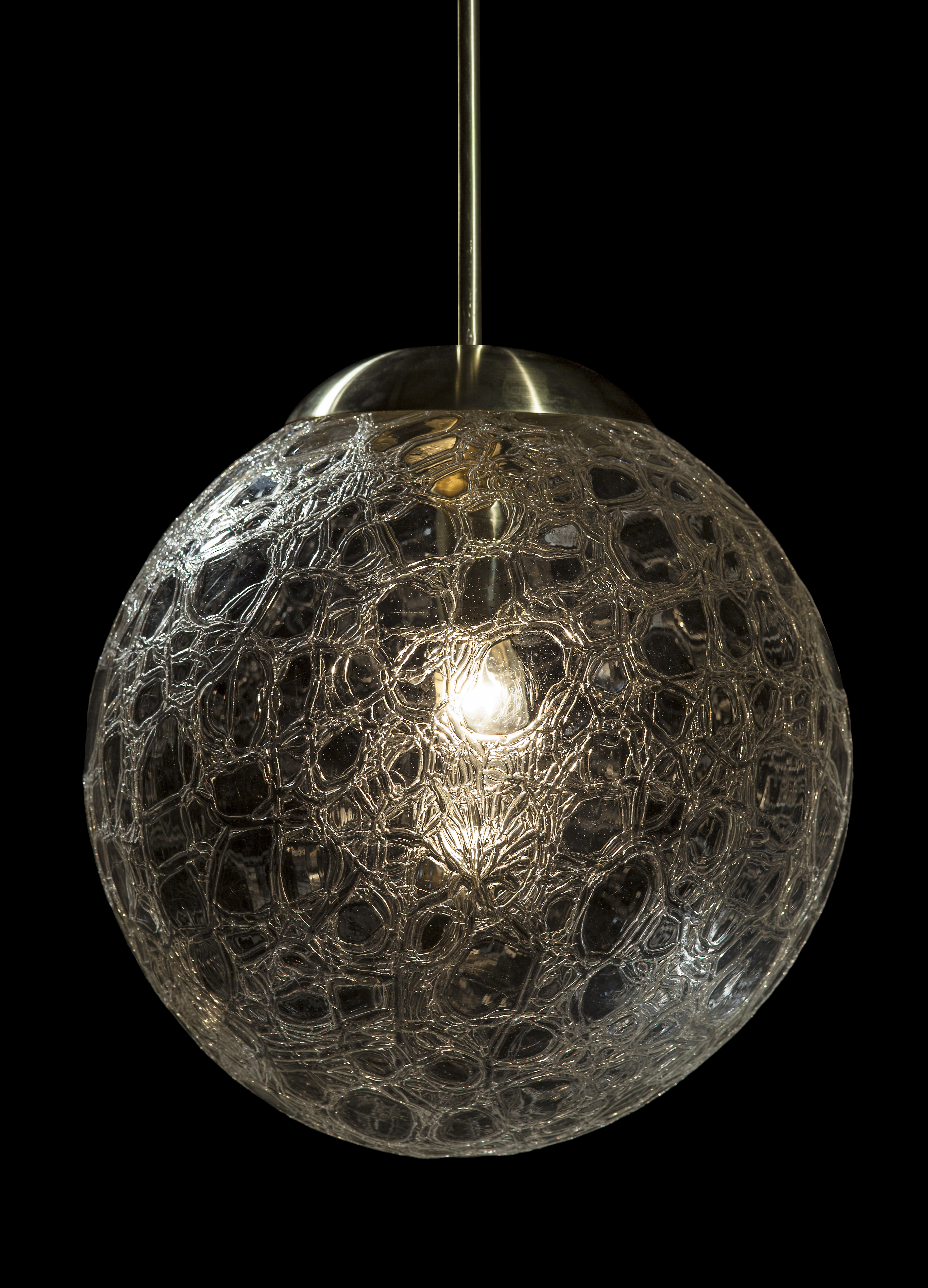 

Подвесной светильник Glassburg Globus Cracklé