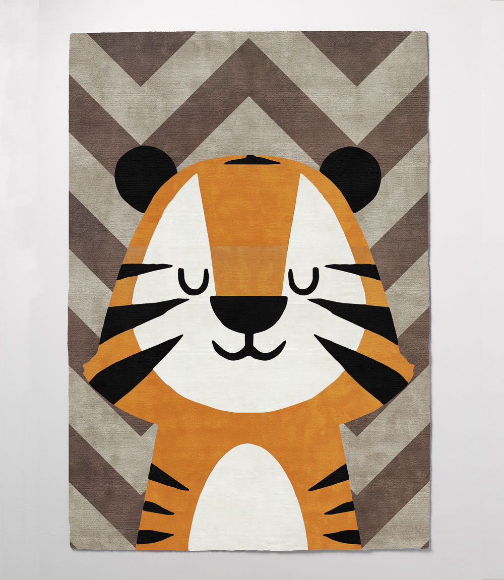 

Ковер Tiger Cub Bege на бежевом фоне 160х220