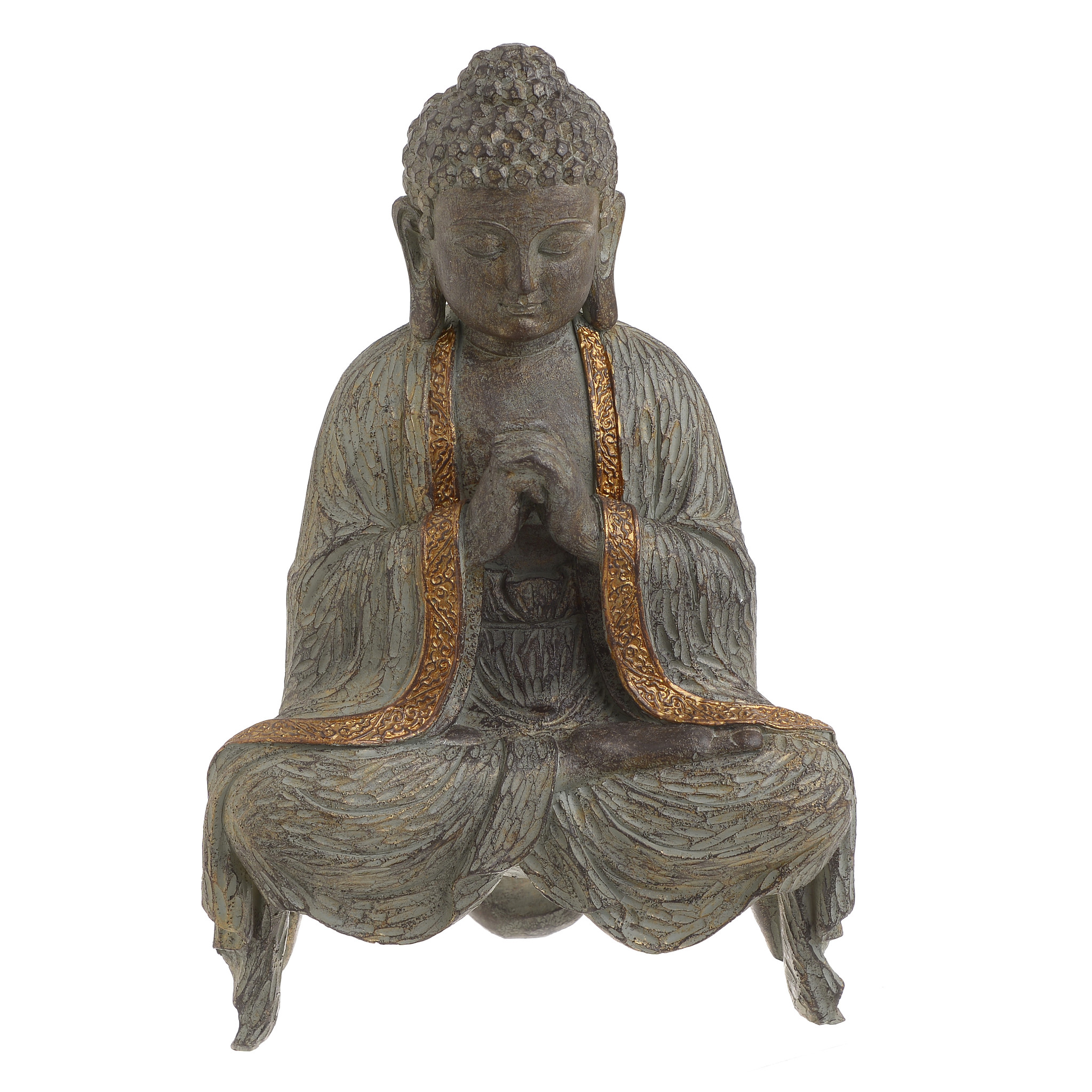 

Статуэтка Buddha серо-золотого цвета