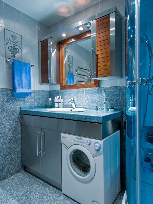 Фото из портфолио Мебель для ванных комнат и постирочных – фотографии дизайна интерьеров на INMYROOM