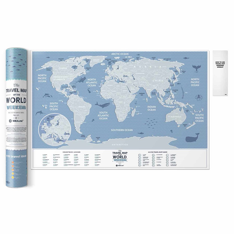 

Карта Travel Map Weekend World