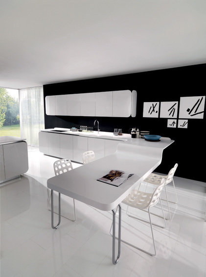Фотография: Кухня и столовая в стиле Современный, Хай-тек, Дизайн интерьера – фото на INMYROOM