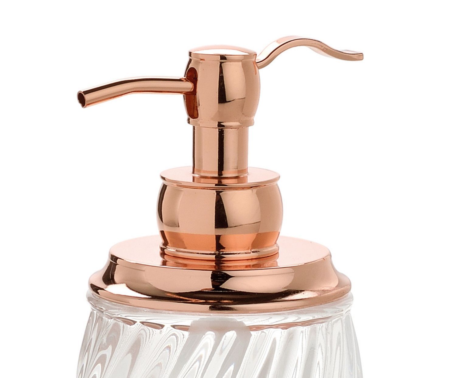 

Диспенсер для жидкого мыла Luxe Glass And Copper