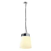 Светильник подвесной Cone Shade Satin хром/ стекло белое Светильник подвесной Cone Shade Satin хром/ стекло белое