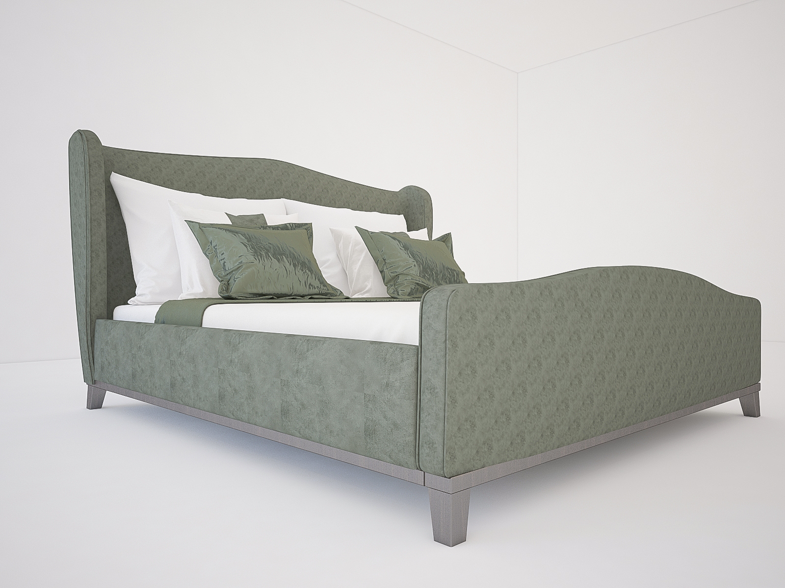 

Кровать Azhur с обивкой из ткани 160х200 см