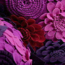 Шерстяной пуф Loca Nera big garden flower Шерстяной пуф Loca Nera big garden flower