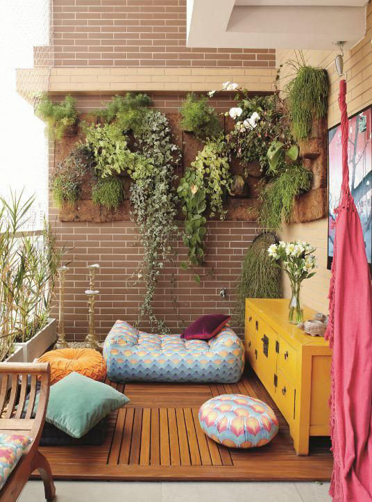 балкон в марокканском стиле интерьере