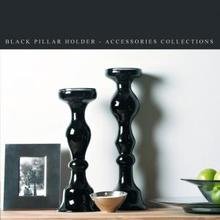 Подсвечник BLACK PILLAR HOLDER LARGE Подсвечник BLACK PILLAR HOLDER LARGE