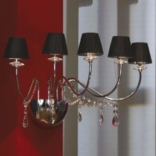 БРА LUSSOLE FRASCATI с черными абажурами БРА LUSSOLE FRASCATI с черными абажурами