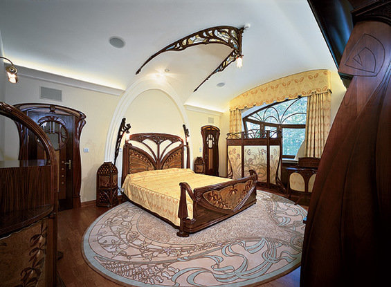 Фотография: Спальня в стиле Классический, Дом, Дизайн интерьера, Ар-нуво – фото на INMYROOM