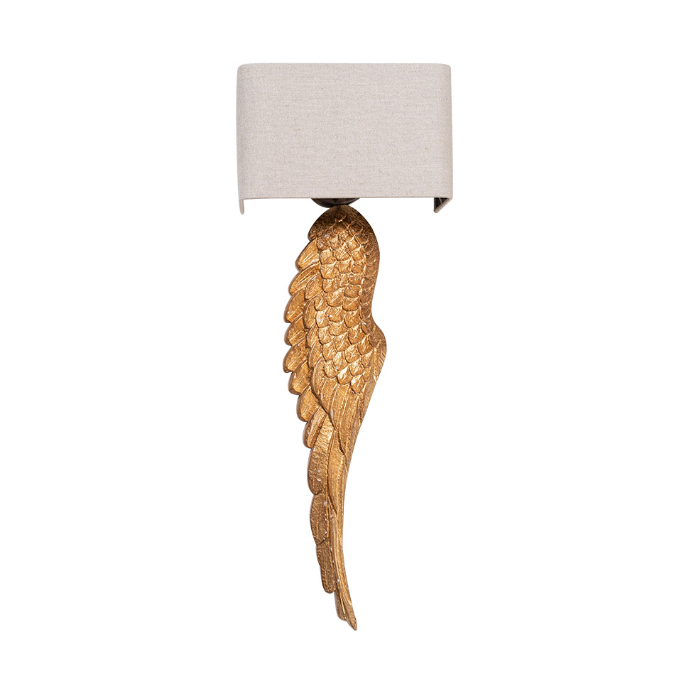 

Бра Leland Sconce с бежевым абажуром