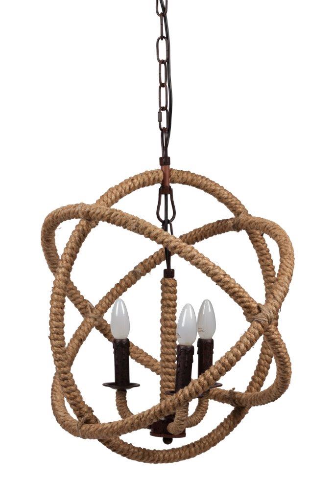 

Люстра Foucault's Orb Rustic Iron с декорированным каркасом