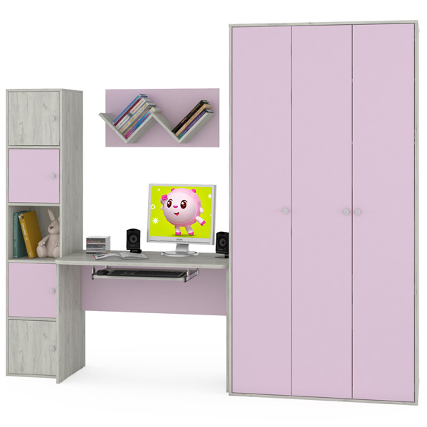 

Комплект для школьника тетрис лавандового цвета