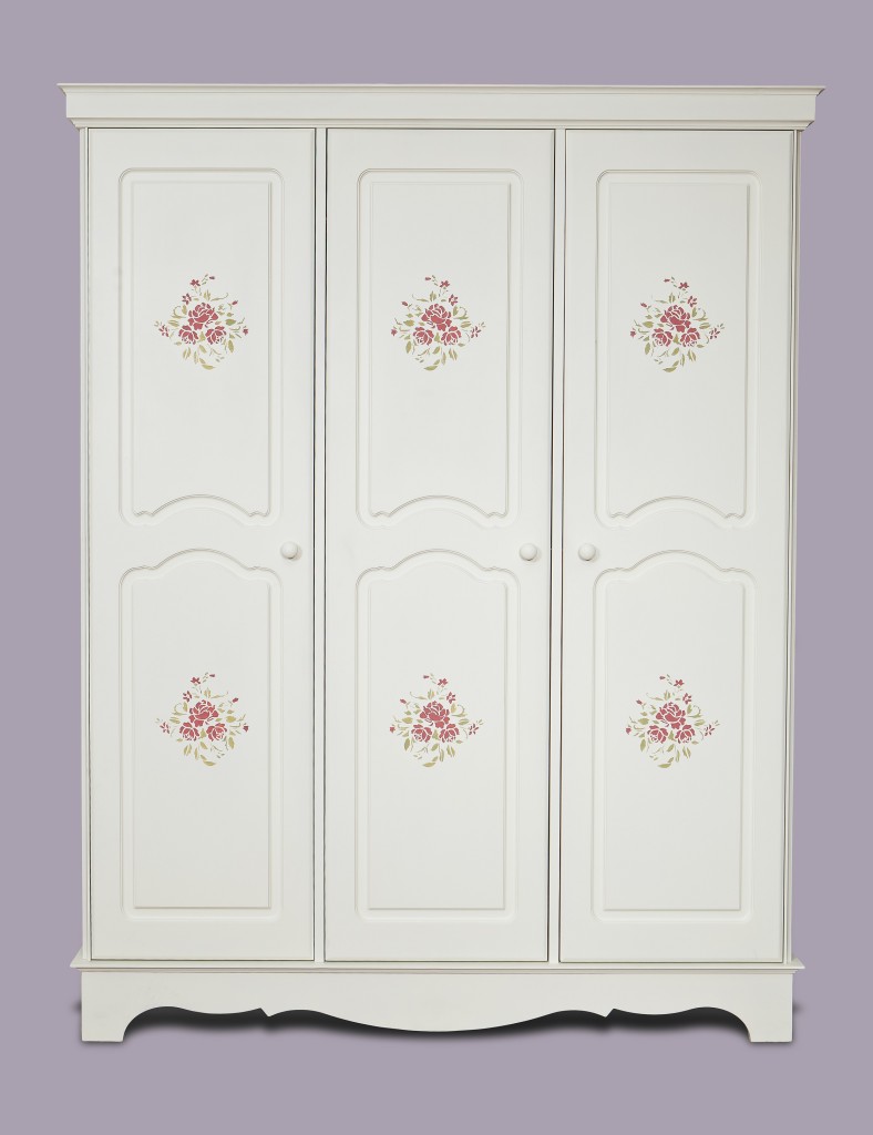 

Шкаф трехстворчатый Belle Fleur Blanc