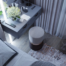 Фото из портфолио Современная спальня в городской квартире – фотографии дизайна интерьеров на INMYROOM