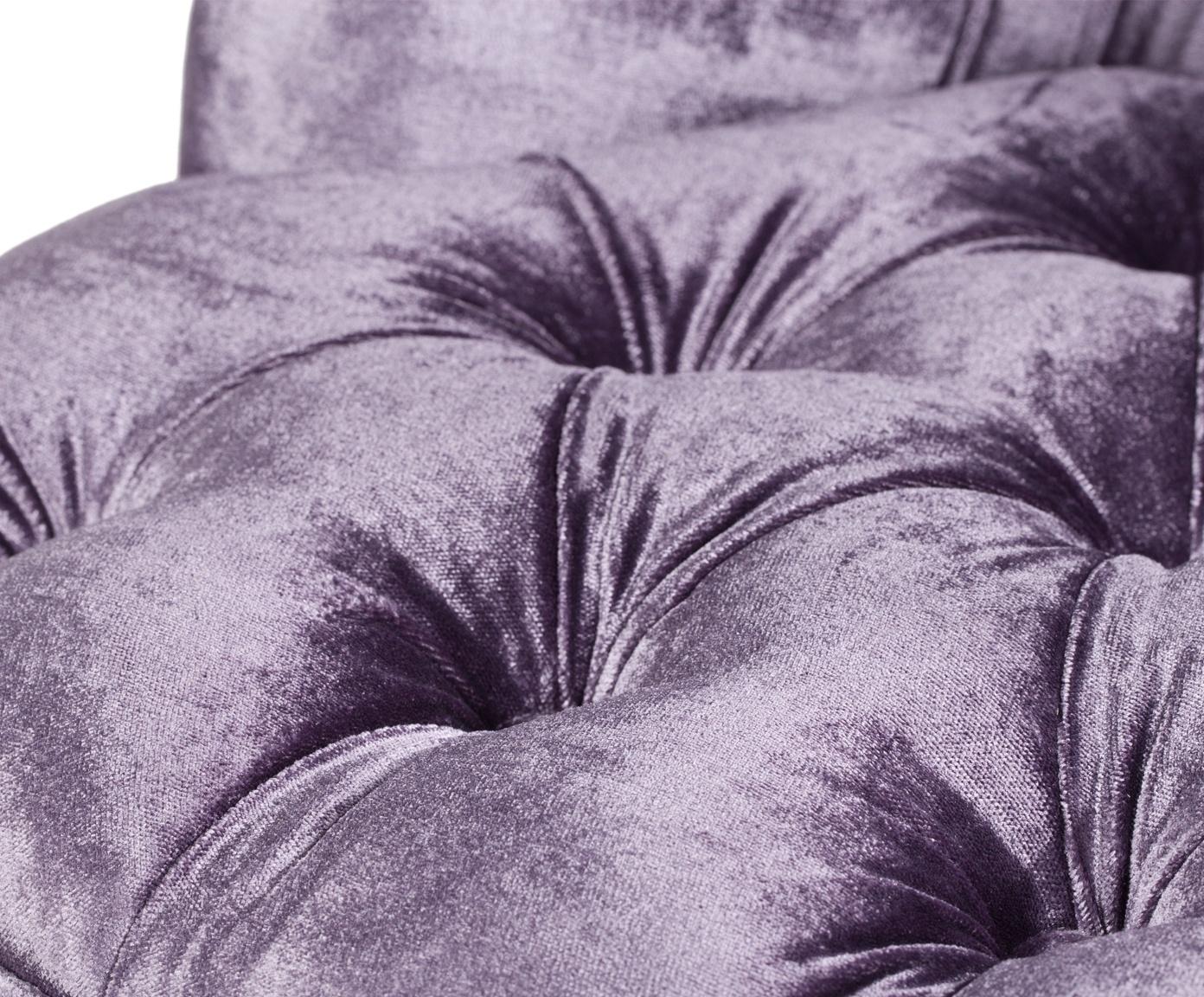 

Кресло Sophie Tufted Slipper Chair фиолетового цвета