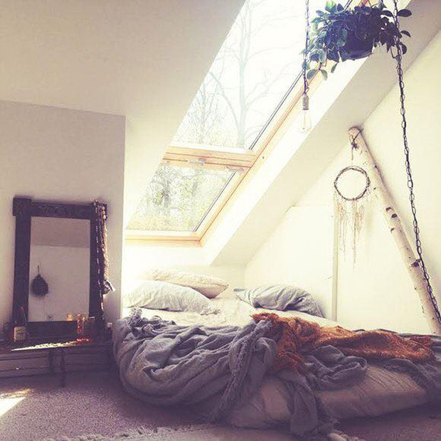Фотография: Спальня в стиле Скандинавский – фото на INMYROOM