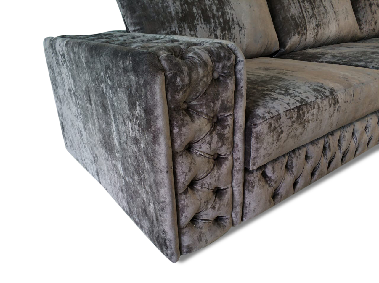 

Угловой диван-кровать прадо черного цвета