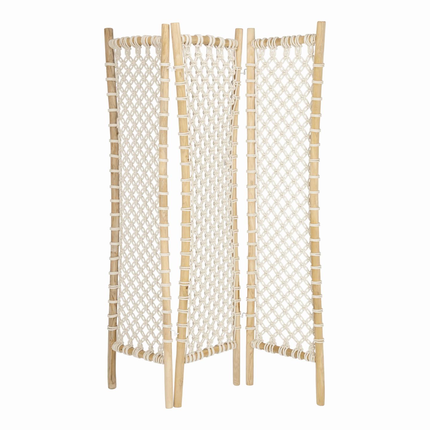 

Ширма Praxila Folding Screen из плетенной веревки
