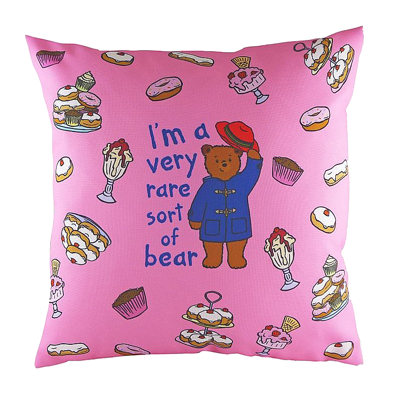 

Подушка с принтом Paddington Bear Pink