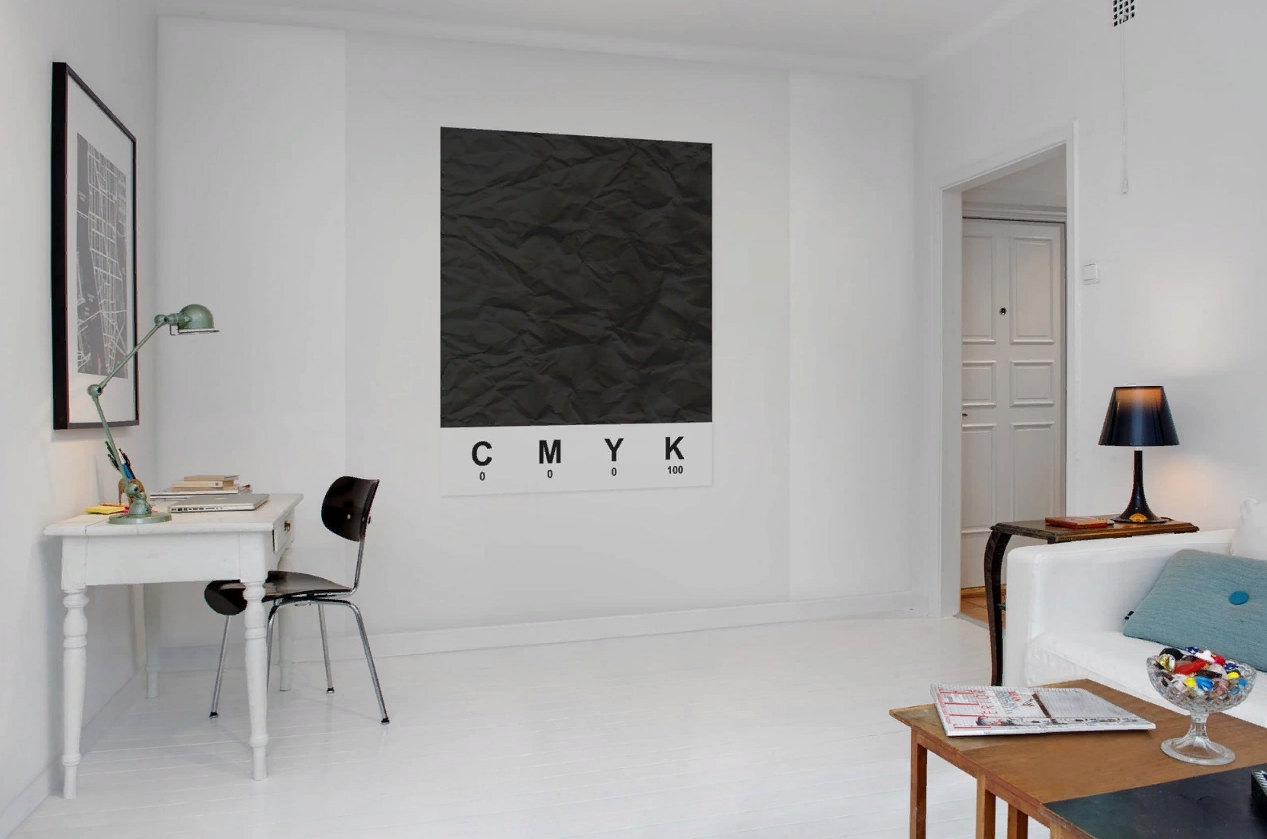 

Дизайнерские обои Cmyk Black