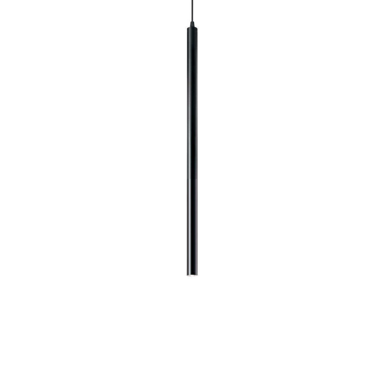 Подвесной светодиодный светильник Ideal Lux Ultrathin Small Nero