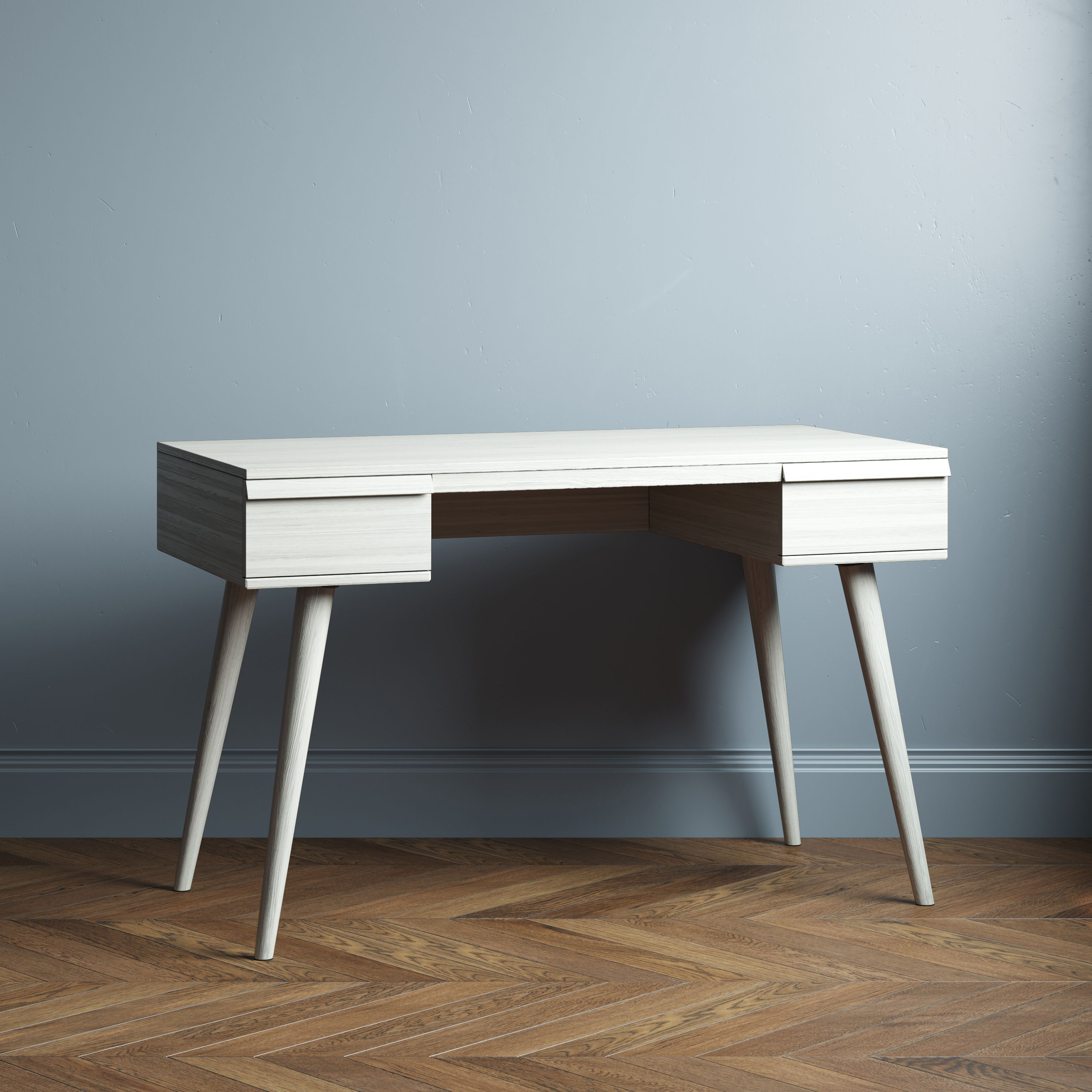 

Письменный стол Lina Table 120х60 с ящиками цвета пепельный орех