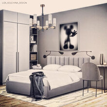 Фото из портфолио Проект лаконичной спальни – фотографии дизайна интерьеров на INMYROOM