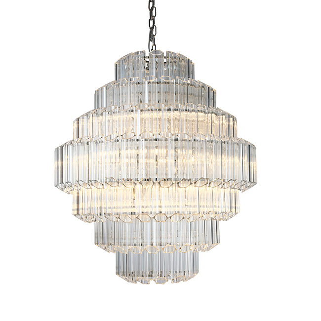 

Люстра Vittoria Clear из прозрачного стекла