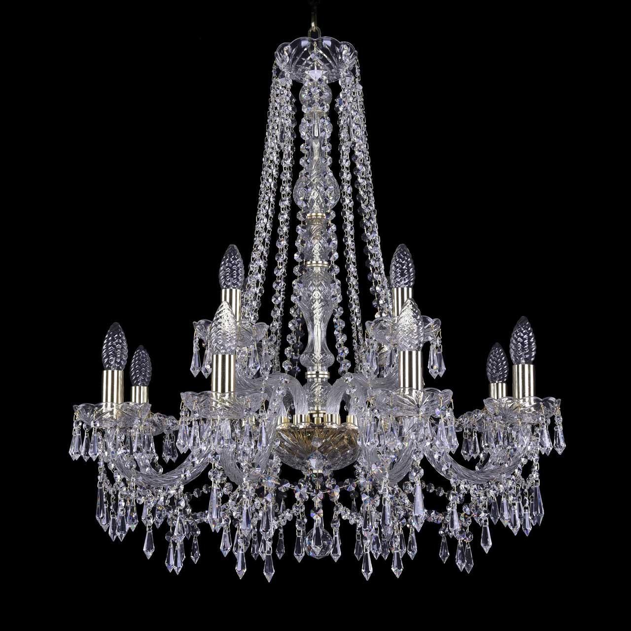 

Подвесная люстра с хрустальными подвесками