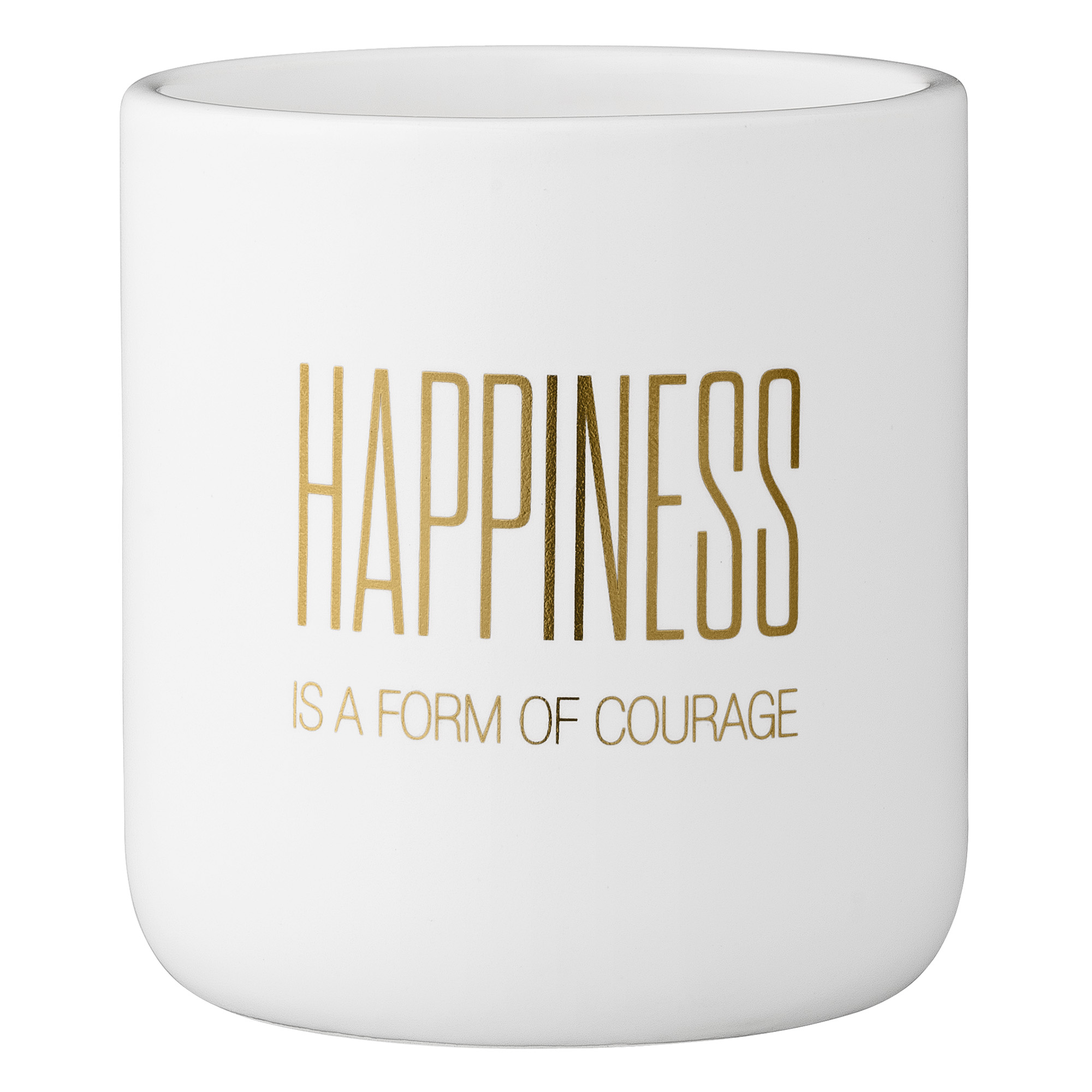 

Кашпо Happiness белого цвета