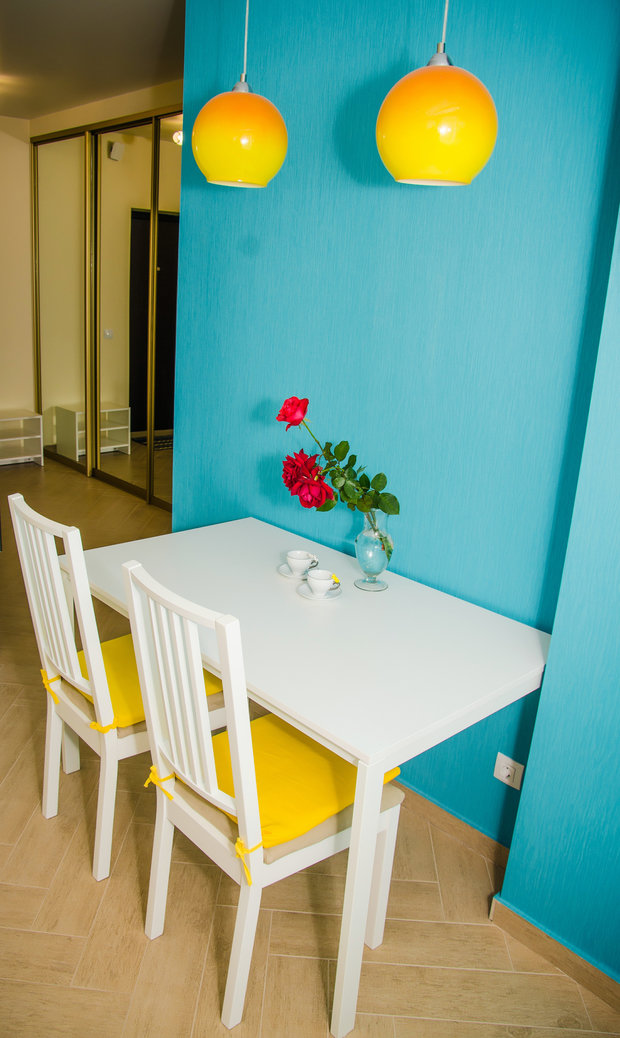 Фото из портфолио Реализация. Квартира 45 кв.м. на Романова – фотографии дизайна интерьеров на INMYROOM