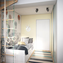 Фото из портфолио Компактная евро трехкомнатная квартира 58м2 – фотографии дизайна интерьеров на INMYROOM