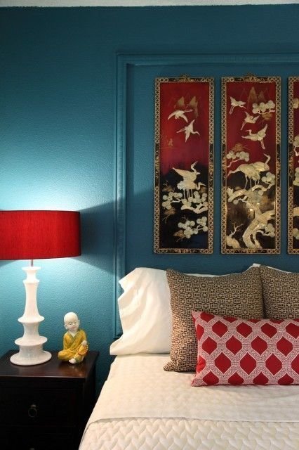 Фотография: Спальня в стиле Восточный, Советы, Красный, Виктория Тарасова – фото на INMYROOM