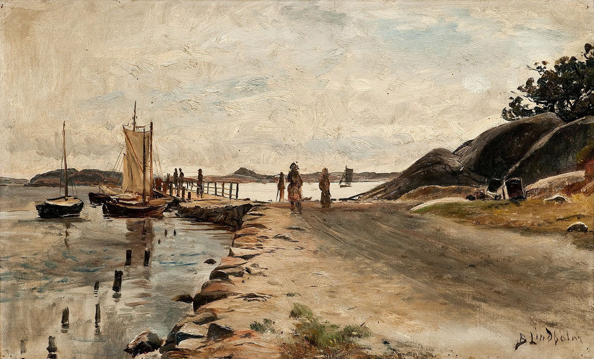 

Репродукция картины на холсте on The Pier