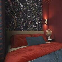 Фото из портфолио Тёмные тона в интерьере спальни – фотографии дизайна интерьеров на INMYROOM