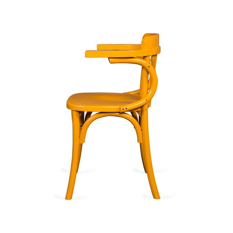 

Стул Leisure из массива желтого цвета