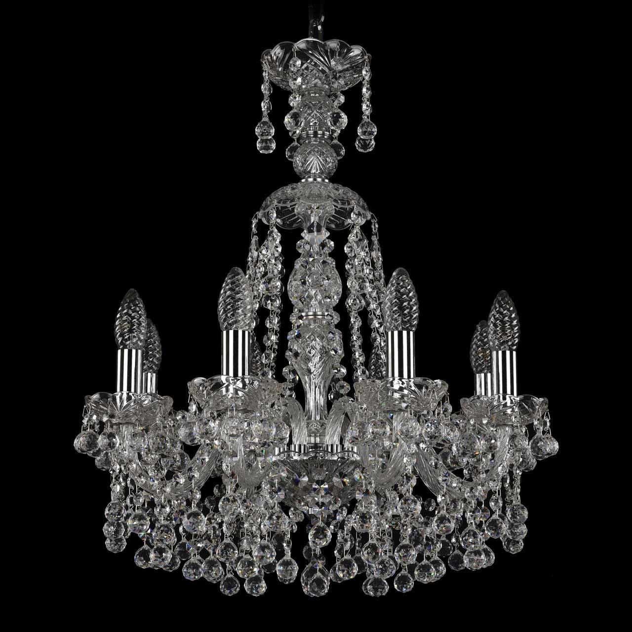 

Подвесная люстра с хрустальными подвесками