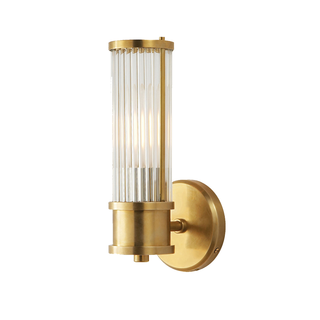 

Настенный светильник Allen Brass из стеклянных трубочек