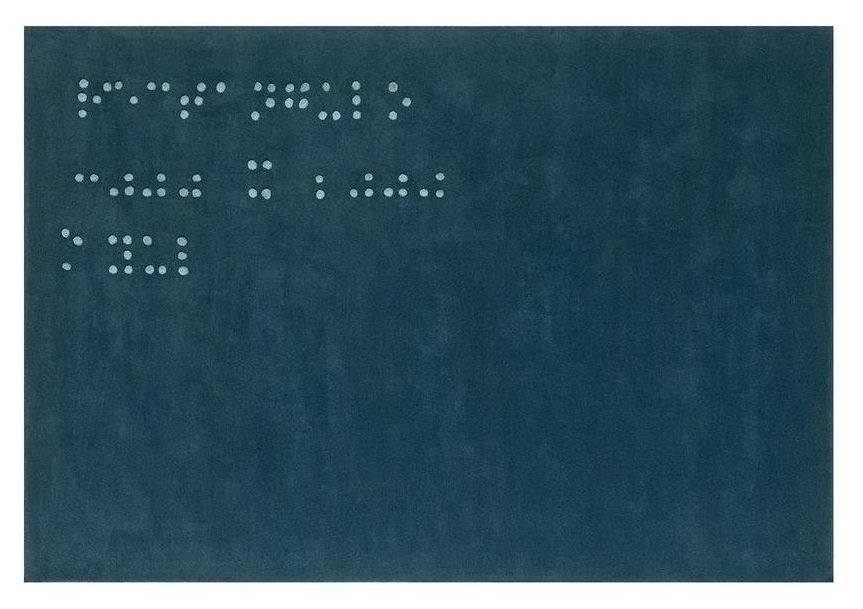 

Ковер Braille синего цвета 200x300