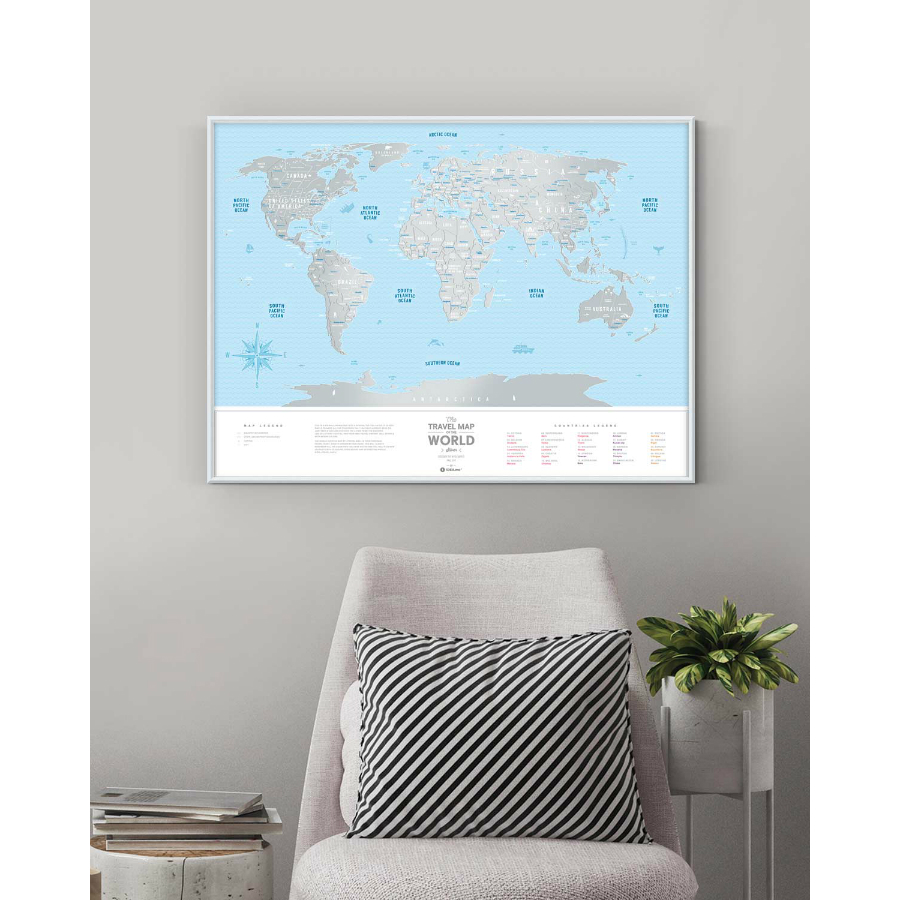 

Карта Travel Map Silver World