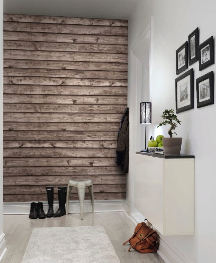 

Дизайнерские обои Horizontal Boards Brown