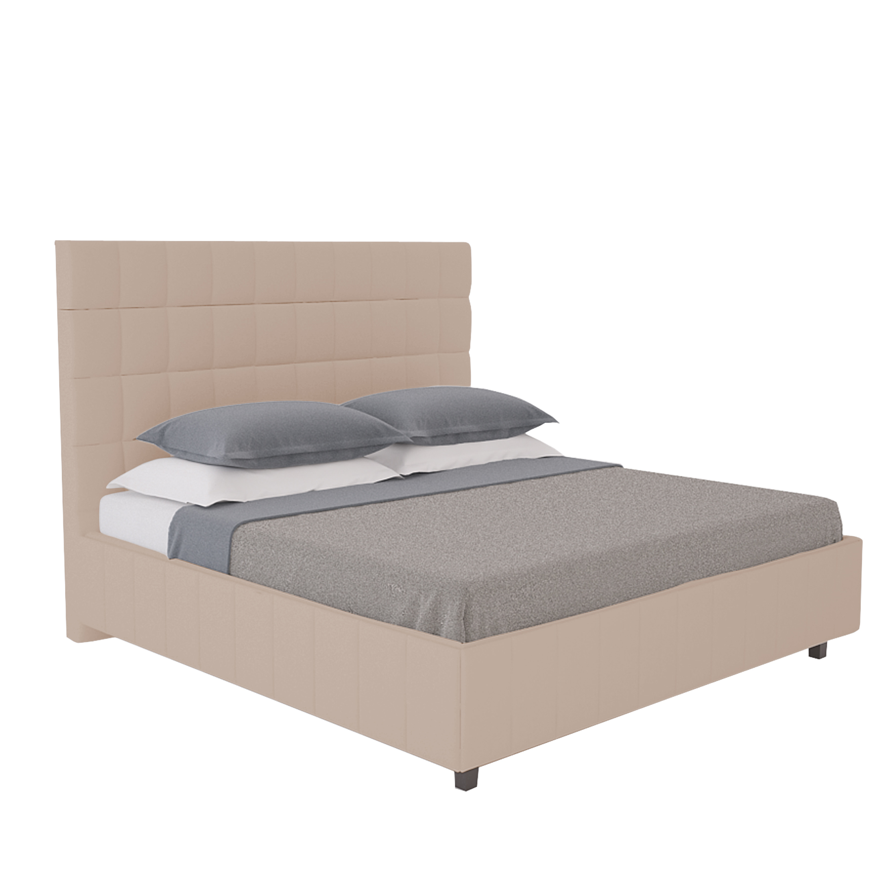 

Кровать Shining Modern с мягким изголовьем и прочным деревянным каркасом 140х200