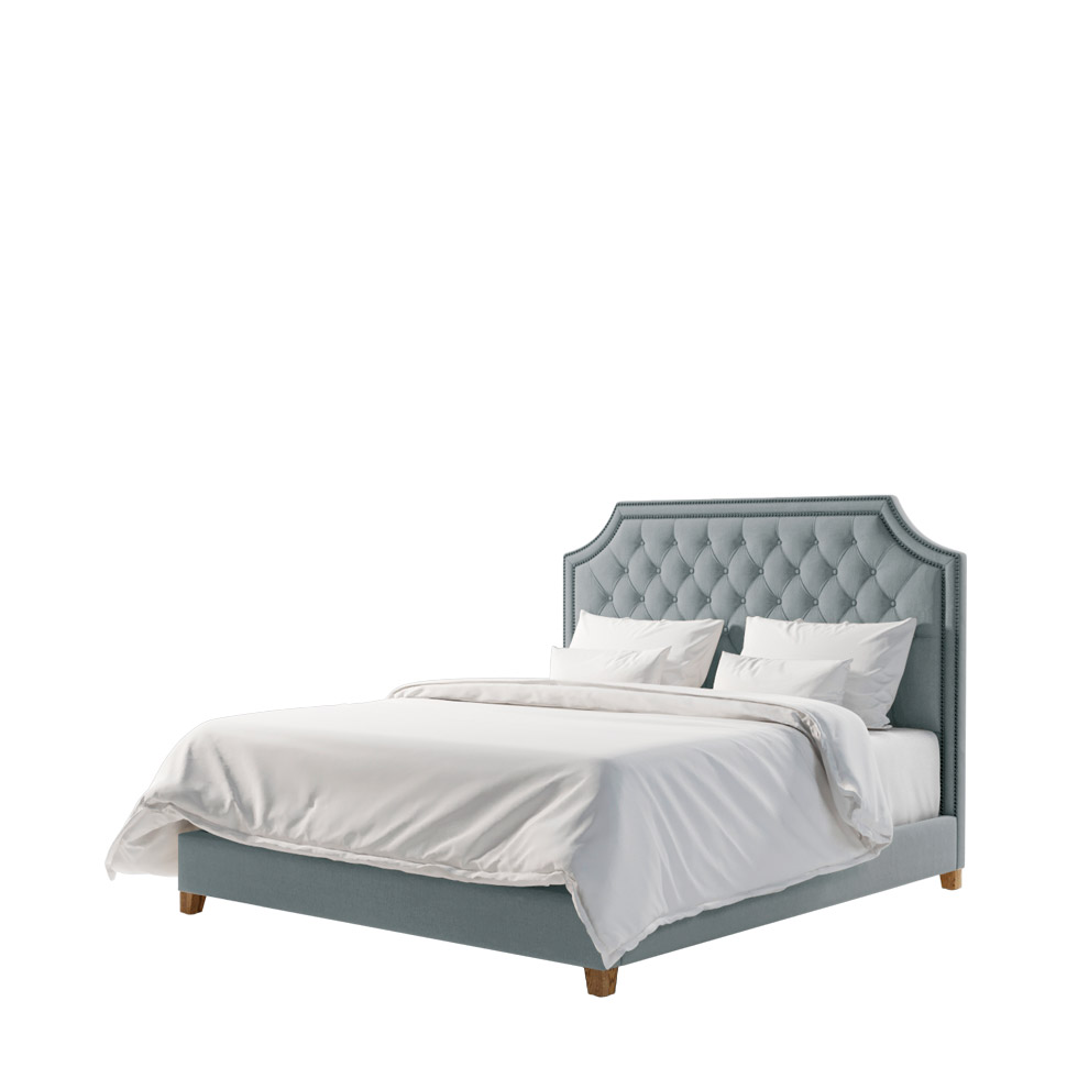 

Кровать Montana King Size серо-голубого цвета 180х200