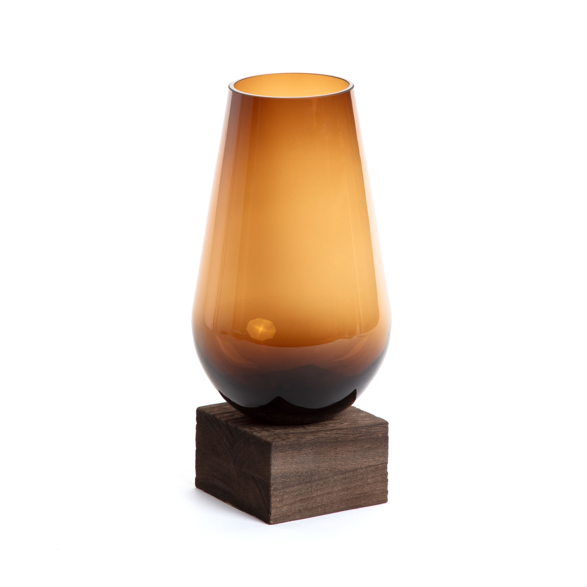 

Ваза Ademia Large Vase на деревянном основании