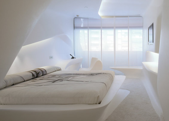 Фотография: Спальня в стиле Хай-тек, Дизайн интерьера – фото на INMYROOM