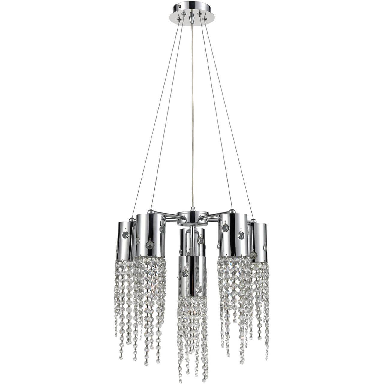 

Подвесная люстра Tiziano из металла цвета матовый хром
