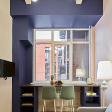 Фото из портфолио Студия в апартаментах «Лофт на Херсонской 41а» – фотографии дизайна интерьеров на INMYROOM