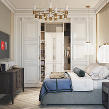 Фото из портфолио Дизайн-проект спальни в современном стиле с элементами классики – фотографии дизайна интерьеров на INMYROOM