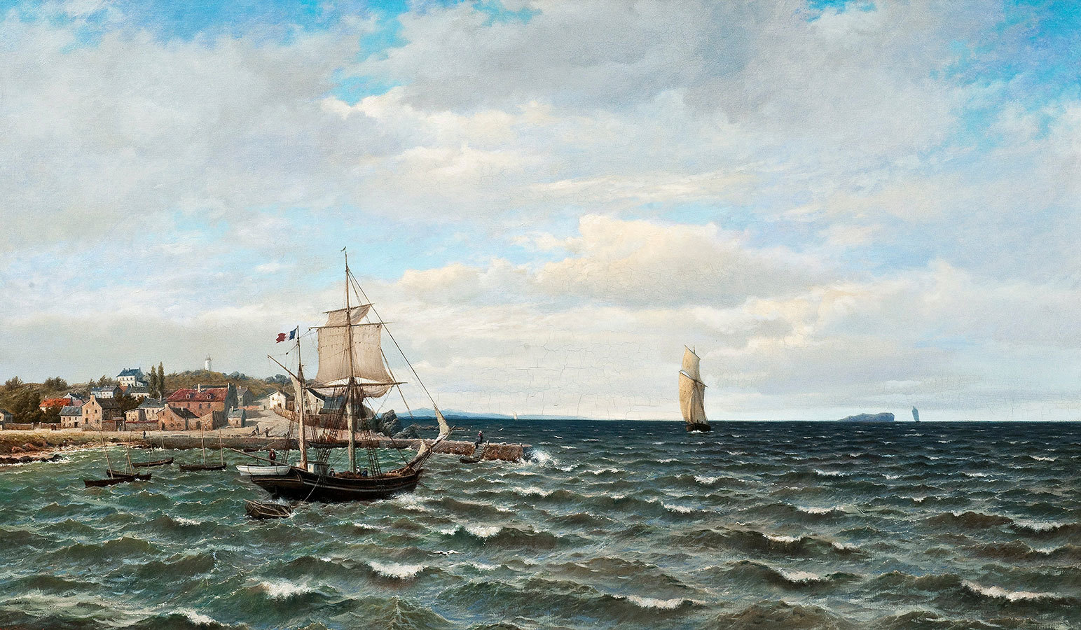 

Репродукция картины на холсте a Coast Scenery From Bretagne